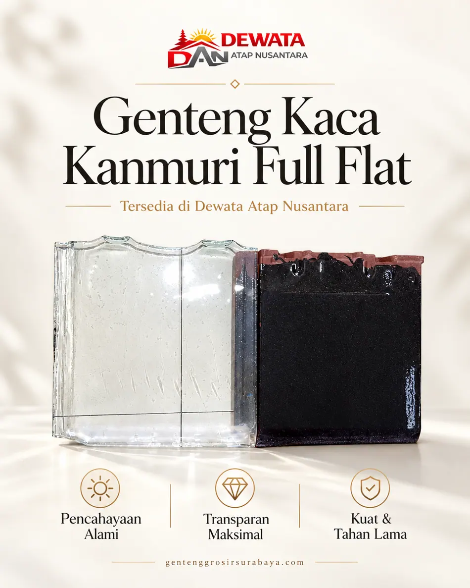 Poster katalog Genteng Kaca Kanmuri Full Flat